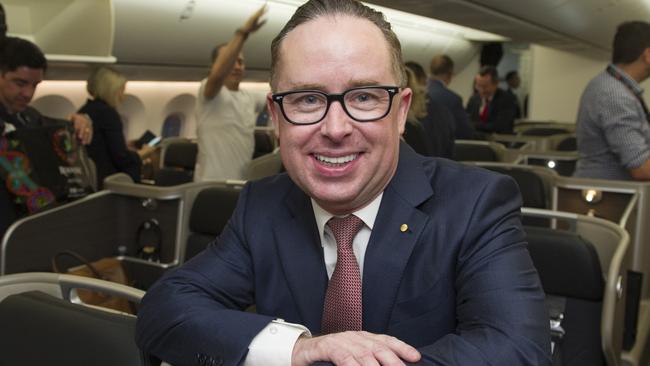 Qantas chief Alan Joyce has lauded the announcement. Picture: Stewart Allen/Sunday Times