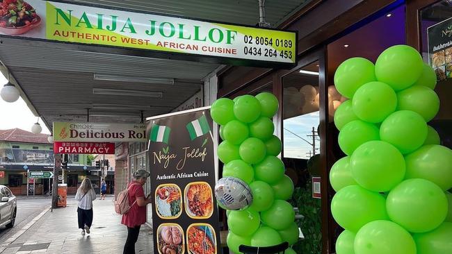 Naija Jollof restaurant, Enmore. Photo: Social media