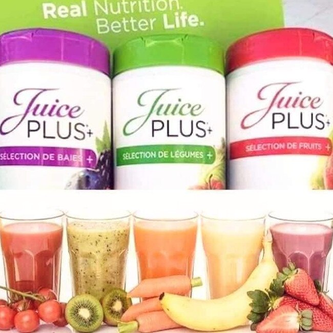 JuicePlus is a popular multi-level marketing business advertised on social media. Picture: Facebook