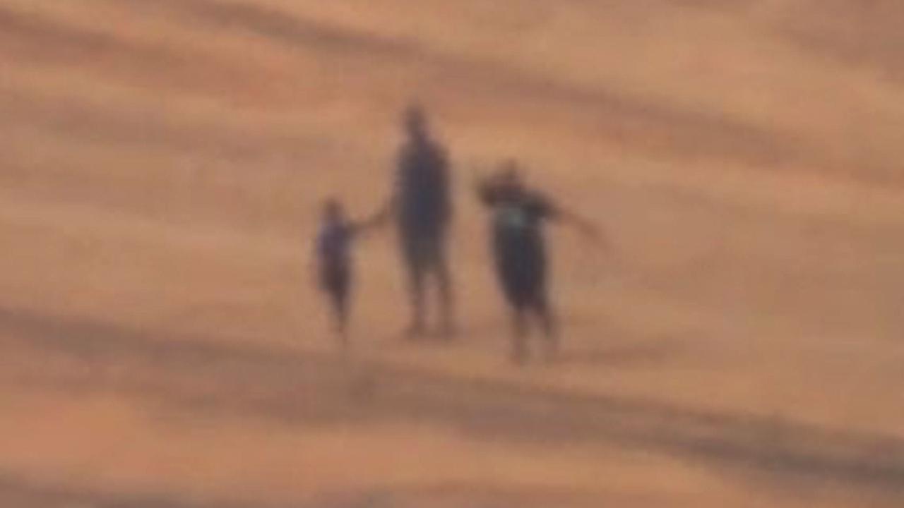 Dramatic video of group stranded in outback