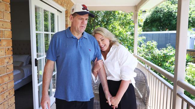 Louise Bryant’s partner, Craig ‘Moose’ Moore, was diagnosed with dementia at 46. Picture: John Feder/The Australian.