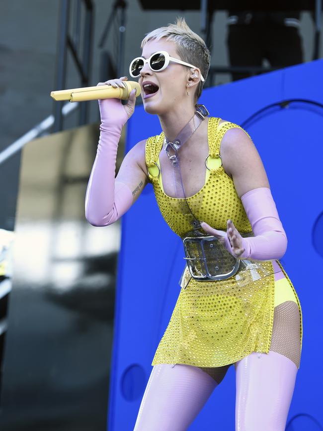 One Love Manchester line-up: Katy Perry. Picture: AP