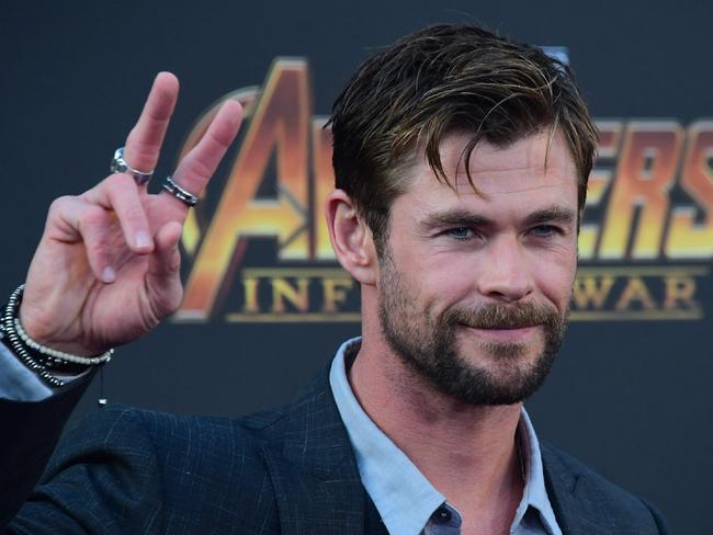 Chris Hemsworth at the world premiere in Hollywood. Picture: AFP / Frederic J Brown