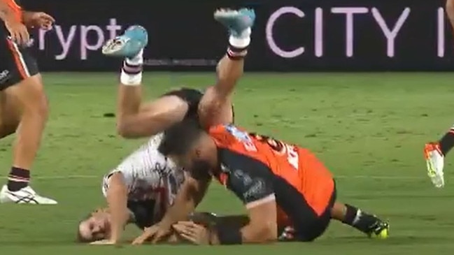 Walker was lucky not to be seriously injured. Tamou was even luckier to only cop a one-week suspension.