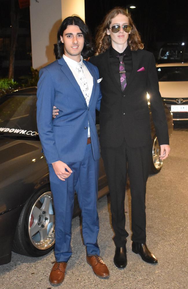 Mason and Riley enjoyed their night at the 2022 Noosa District State High School Formal. Picture: Eddie Franklin