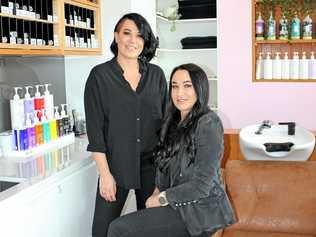 Brookwater's Bohemia Hair Lounge owners, sister-duo Jamie King and Terri Willoughby.