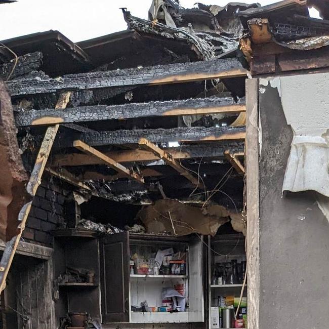 A house on Monash St, Melton South was destroyed by fire in March and now a GoFundMe has been established to raise money for the impacted family. Picture: Louise Sant