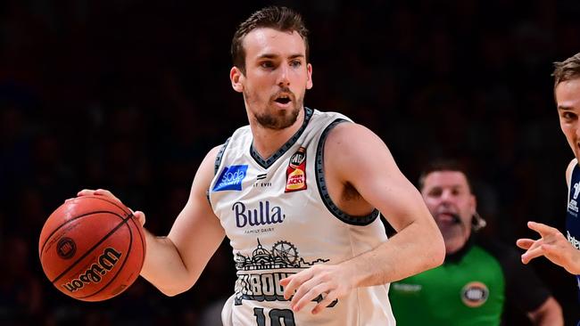 Mitch McCarron in action for Melbourne United.