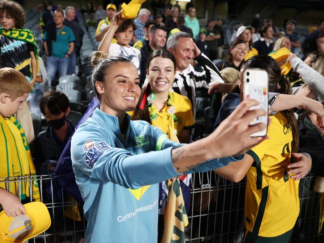 The Matildas have become one of the nations best loved sporting teams. Picture: Matt King/Getty Images