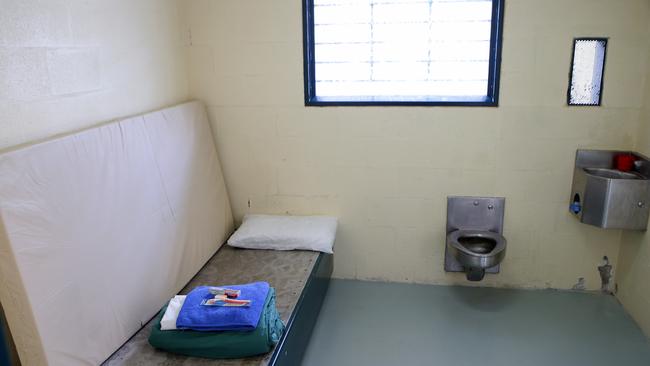 A Woodford correctional centre detention unit cell. Picture: Chris McCormack