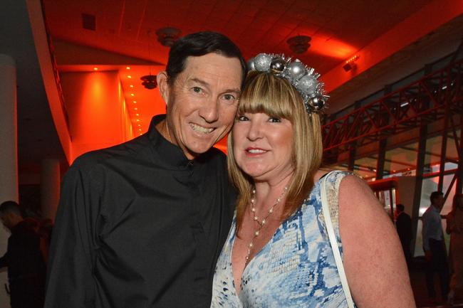 Steve and Lani Furlong at ‘Deck the Halls’ Christmas celebrations at GCCEC, Broadbeach. Pic: Regina King