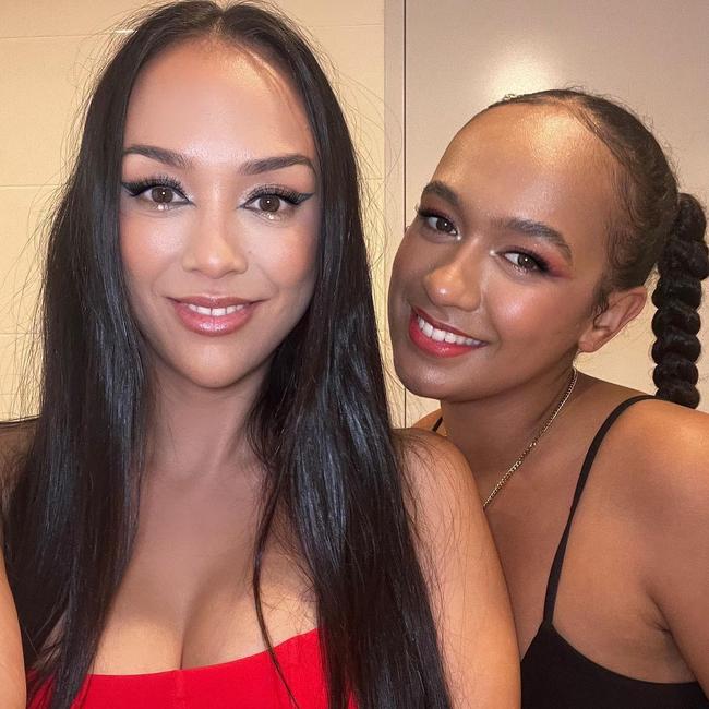 Gold Coast woman Kat Clark rose to TikTok fame detailing her experience of being a teen mum to her daughter Latisha, now 19. Picture: Instagram/KatClark