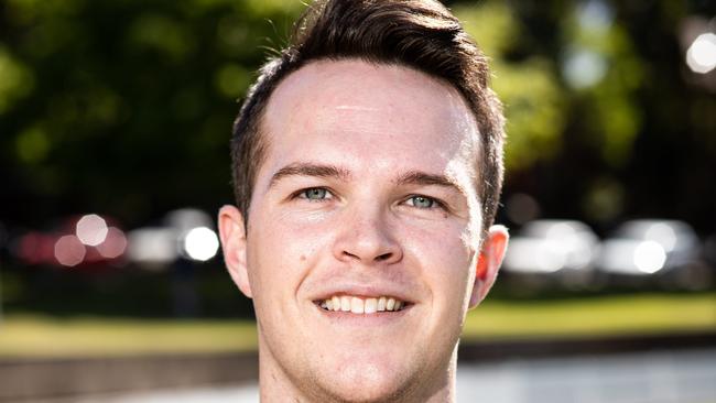 UTS Norths fast bowler, James Campbell (AAP Image / Julian Andrews)