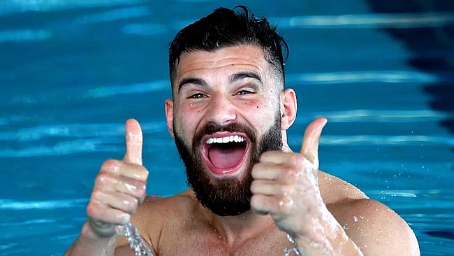 Josh Mansour got in trouble in his wedding day. Picture: Gregg Porteous