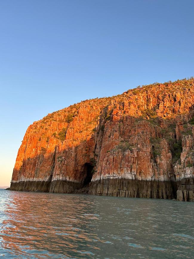 Cliffs of the Kimberly Coast shoreline. Picture: Jess Adamson