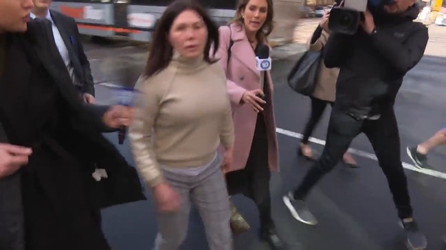 Roberta Williams leaves court in Melbourne