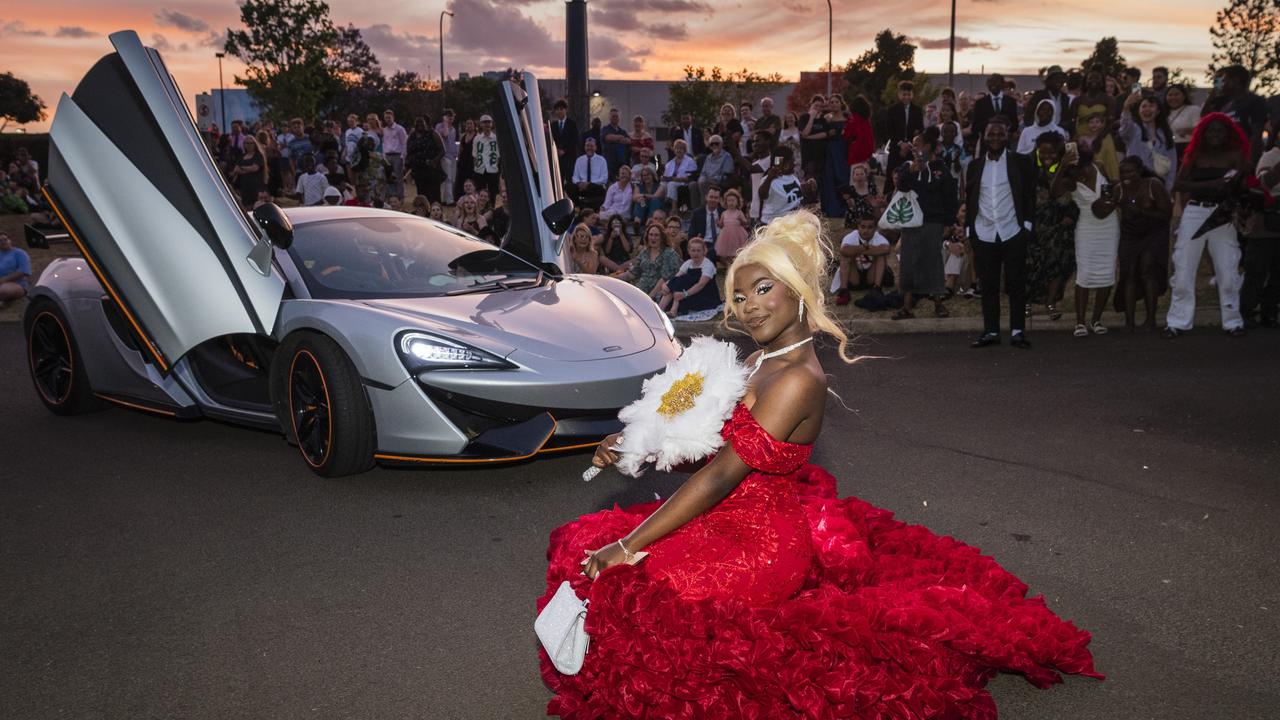 Chantal Kininga at Harristown State High School formal at Highfields Cultural Centre, Friday, November 17, 2023. Picture: Kevin Farmer