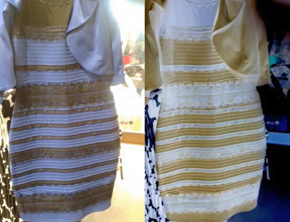 Blue and white and gold outlet dress