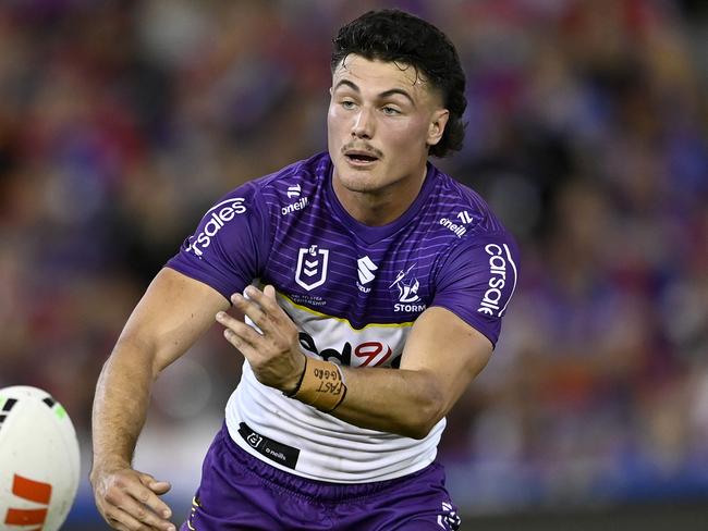 NRL 2024 RD03 Newcastle Knights v Melbourne Storm - Jonah Pezet. NRL Photos