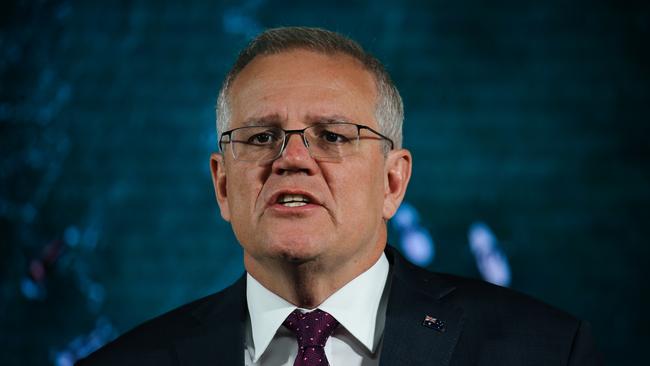 Scott Morrison renewed a pledge to protect religious freedoms at the 2019 election but legislation has been delayed due to internal arguments over a ‘Folau clause’. Picture: NCA Newswire / Gaye Gerard