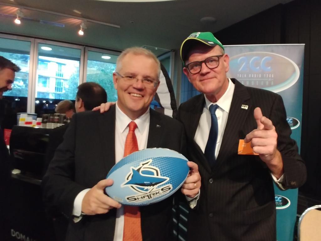 Tim Shaw with Scott Morrison.