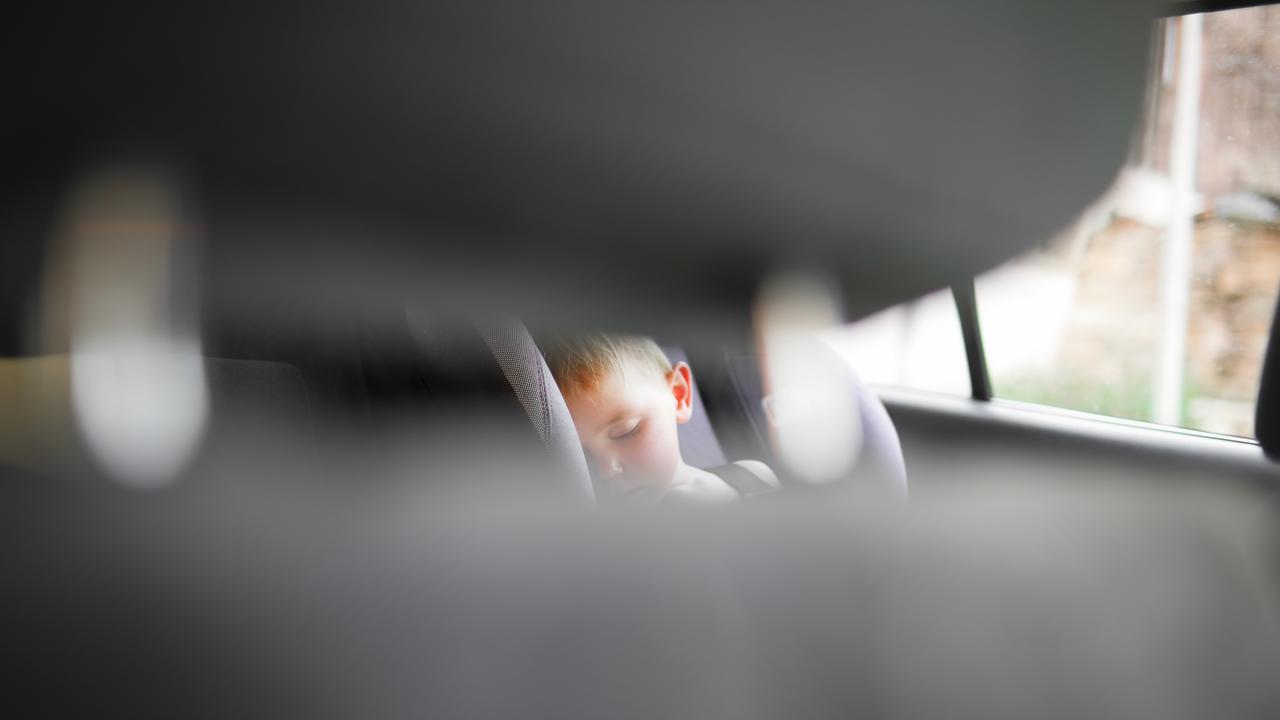 Eight children were locked in cars during a scorching day in Melbourne yesterday.