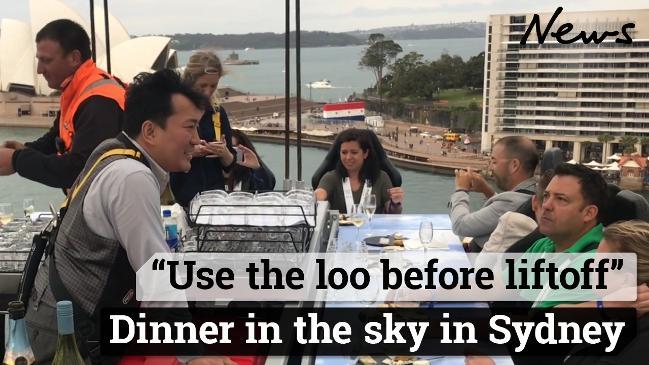 How about dinner in the sky in Sydney?