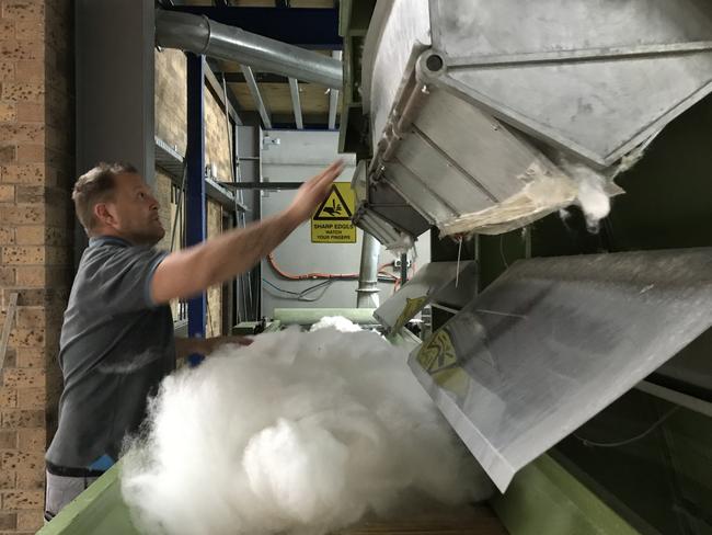 Inside Bambi's West Gosford factory.