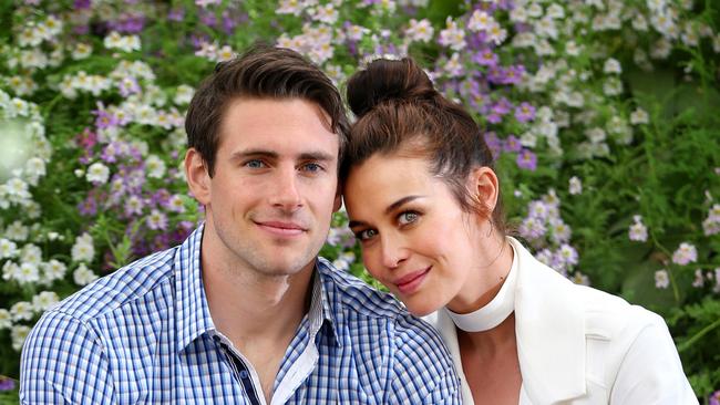 Megan Gale has posted an emotional tribute on Instagram about her partner’s retirement. Picture Rebecca Michael.