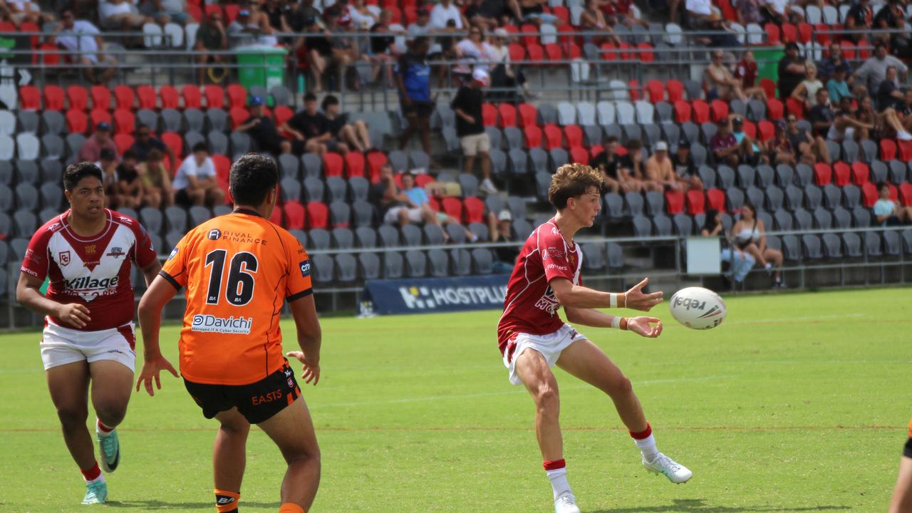 Noah Fien. Connell Cup under-17s action between the Tigers and Dolphins. Sunday, February 11, 2024.