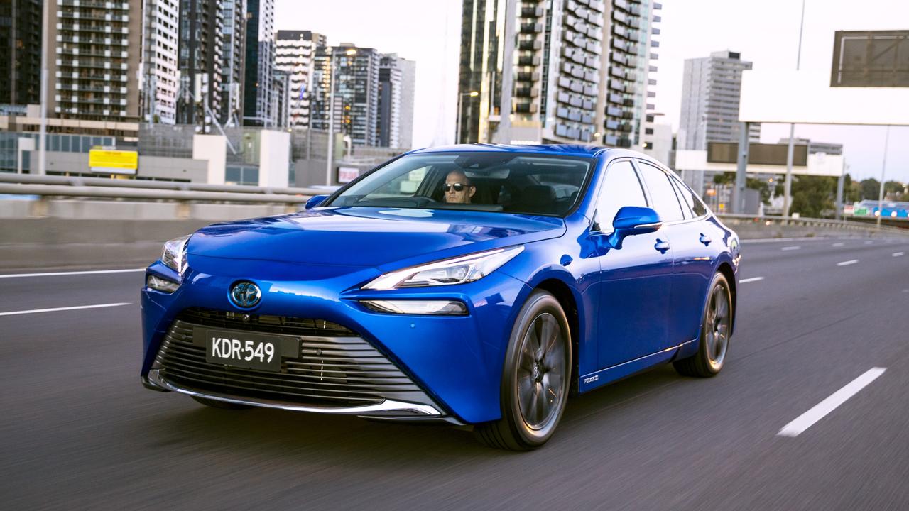 The Toyota Mirai is a different type of electric car.