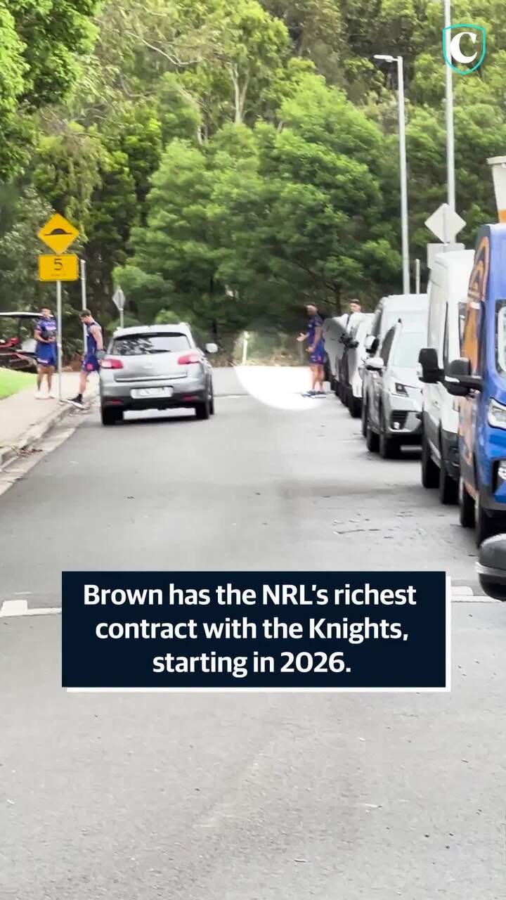 Dylan Brown back at Eels training