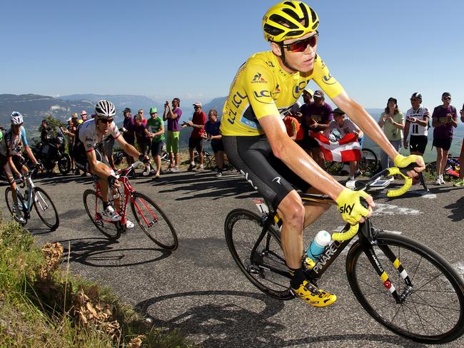 Tour leader Chris Froome wasn’t unduly pressured during stage 15.