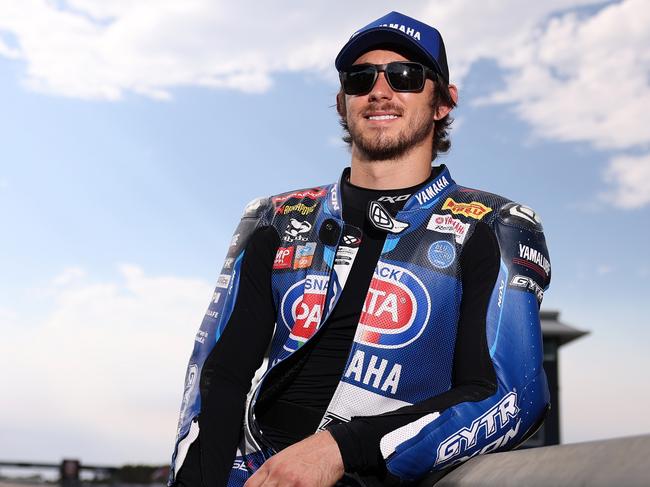 PHILLIP ISLAND, AUSTRALIA - FEBRUARY 22: Remy Gardner of Australia and the GYTR GRT Yamaha Team ahead of the Phillips Island World Superbikes Championship at Phillip Island Grand Prix Circuit on February 22, 2024 in Phillip Island, Australia. (Photo by Robert Cianflone/Getty Images)