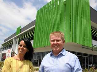 Melinda Sowden of Roberts Investment Group with Jason O'Meara of Savills at 50 Wises Rd, Buderim. Picture: Erle Levey