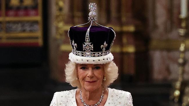 Queen Camilla is crowned. Picture: AFP