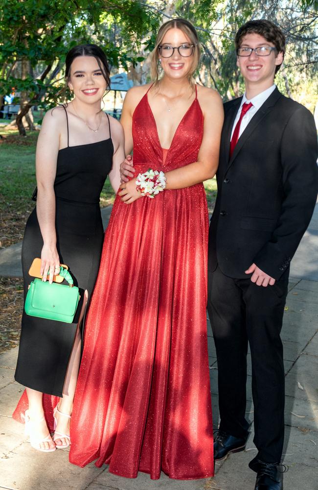 Amelia Flor, Grace Gibson and Jordan Fisher. Picture: Michaela Harlow