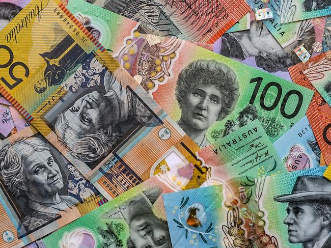 AUSTRALIA - NewsWire Photos - General view editorial generic stock photo image of Australian cash money currency. Picture: NewsWire / Nicholas Eagar