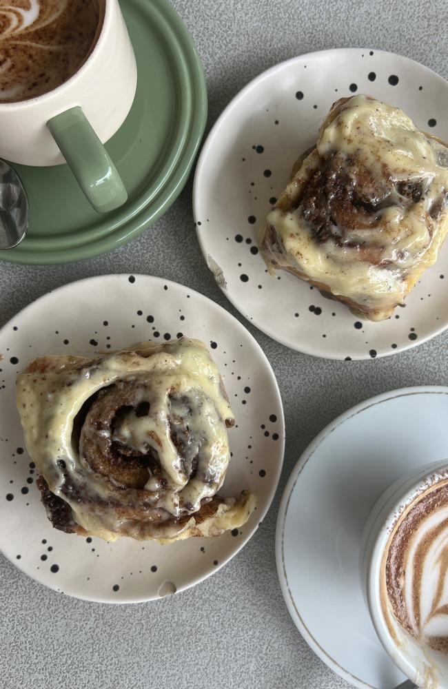 Cinnamon scrolls at The General in Darwin. Picture: Kate Dinning