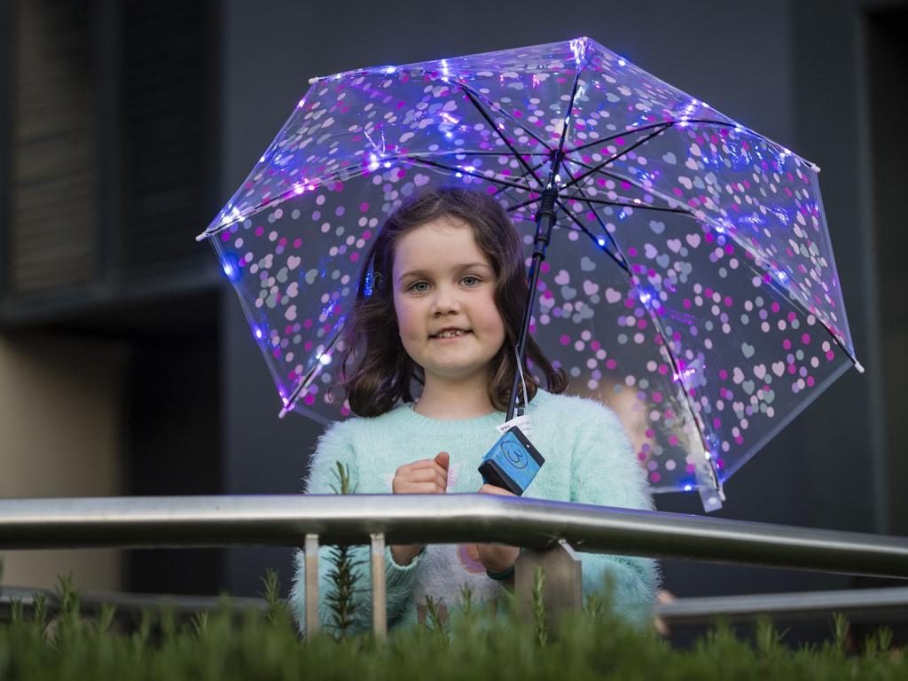 Eloise Hamilton at Multicultural Australias Luminous Lantern Parade in the grounds of Empire Theatres, Saturday, August 12, 2023. Picture: Kevin Farmer