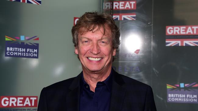 Nigel Lythgoe poses on arrival for the GREAT British Film Reception in West Hollywood, Pic: AFP Frederic J. Brown