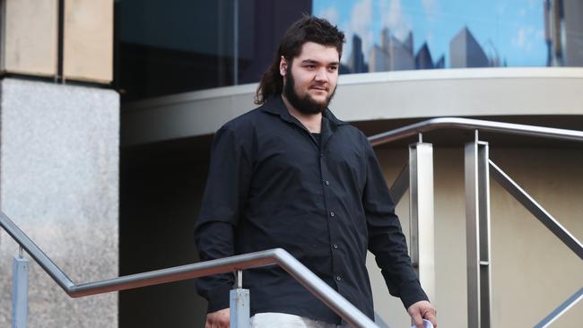 Charlie Read, son of Chopper Read, at the Hobart Magistrates Court. Picture: Nikki Davis-Jones