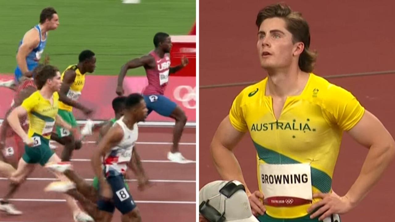 Australia’s Rohan Browning missed the 100m final.
