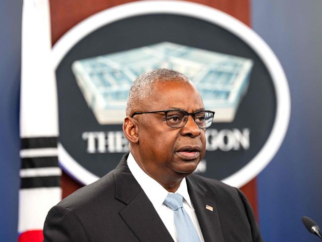 US Secretary of Defence Lloyd Austin at The Pentagon in Arlington, Virginia. Picture: Getty Images via AFP