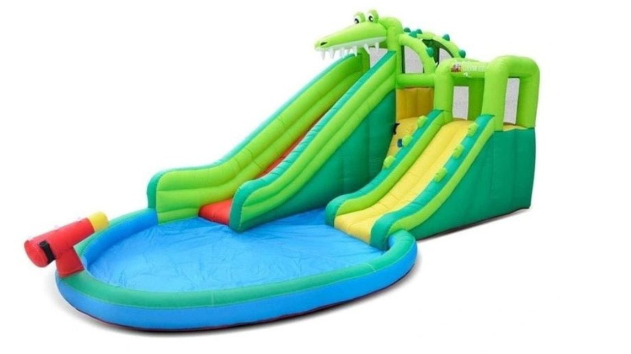 You can't go wrong with the Crocadoo Slide &amp; Splash by Lifespan Kids. Picture: Myer