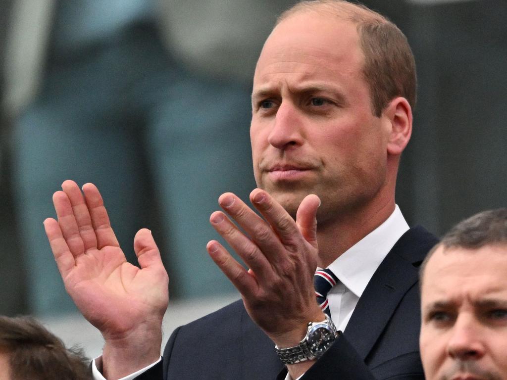 Britain's Prince William, Prince of Wales attends the UEFA Euro 2024 Group C football match between Denmark and England at the Frankfurt Arena in Frankfurt am Main on June 20, 2024. Picture: Kirill Kudryavtsev/AFP