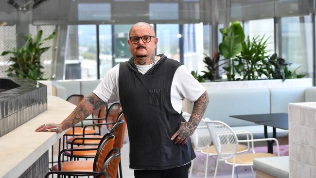 Executive chef Adam Liston at Sora restaurant and rooftop bar on Pirie St in Adelaide. Picture: Keryn Stevens