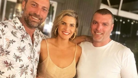 Monique with her brothers Trent (left) and Ryan Parry. Picture – contributed.