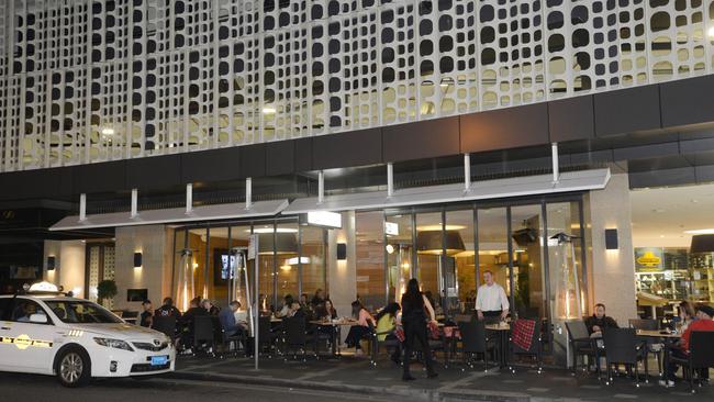The Cosmopolitan Coffee Shop in Double Bay, late on the weekeend. Picture: Gordon McComiskie