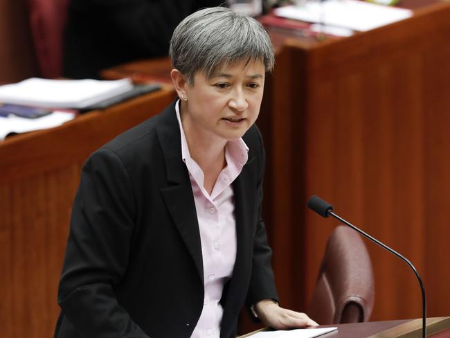 Senator Penny Wong says Scott Morrison needs to take complaints of bullying seriously. Picture: Sean Davey